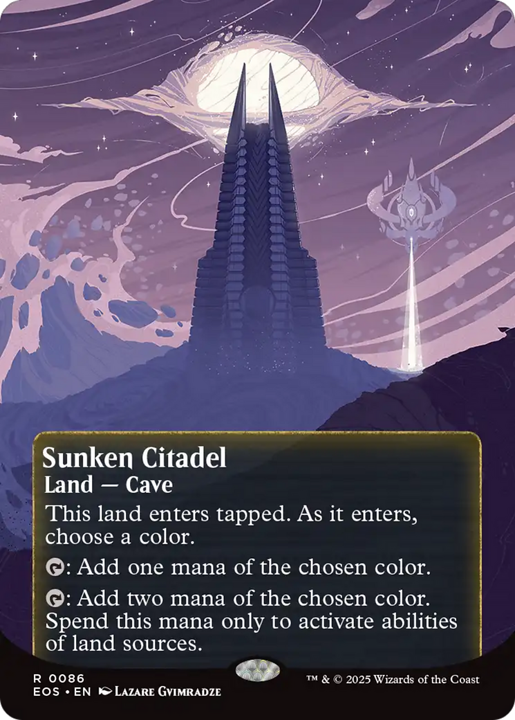 Sunken Citadel (0086) (Borderless) [Edge of Eternities: Stellar Sights] | Card Merchant Takapuna