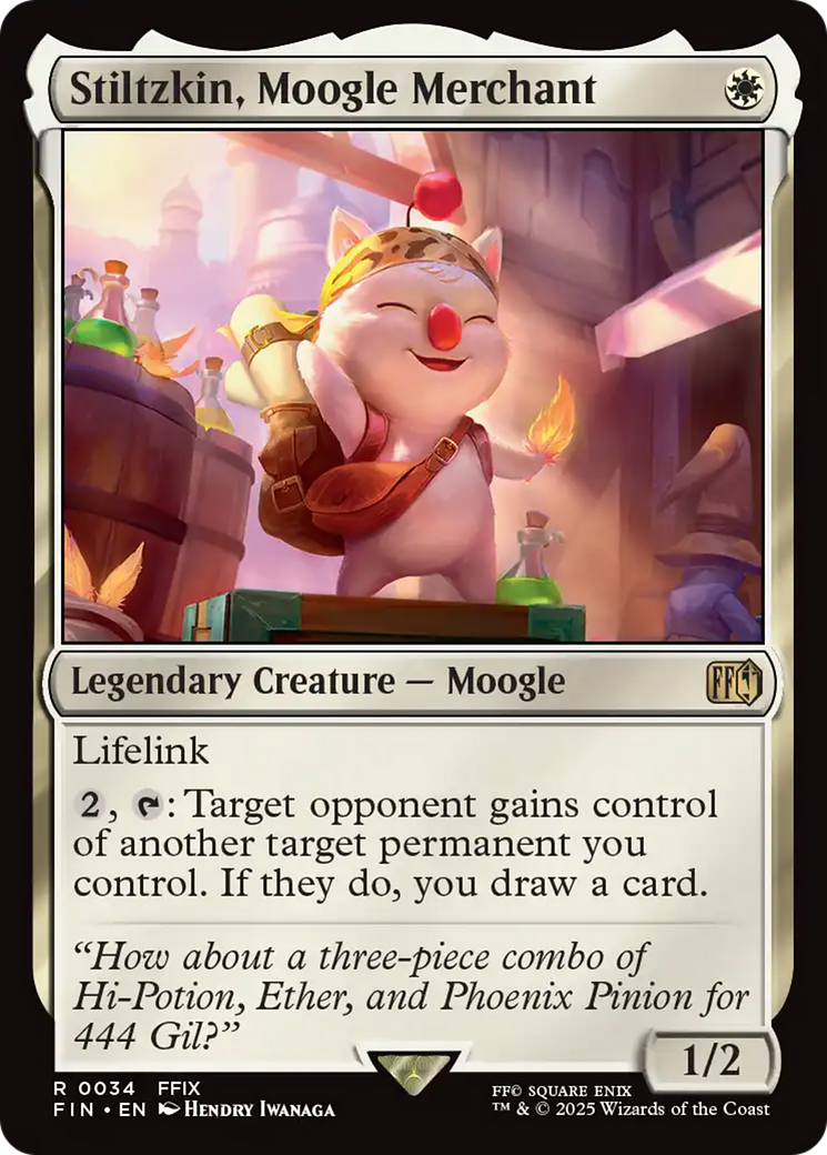 Stiltzkin, Moogle Merchant [FINAL FANTASY] | Card Merchant Takapuna
