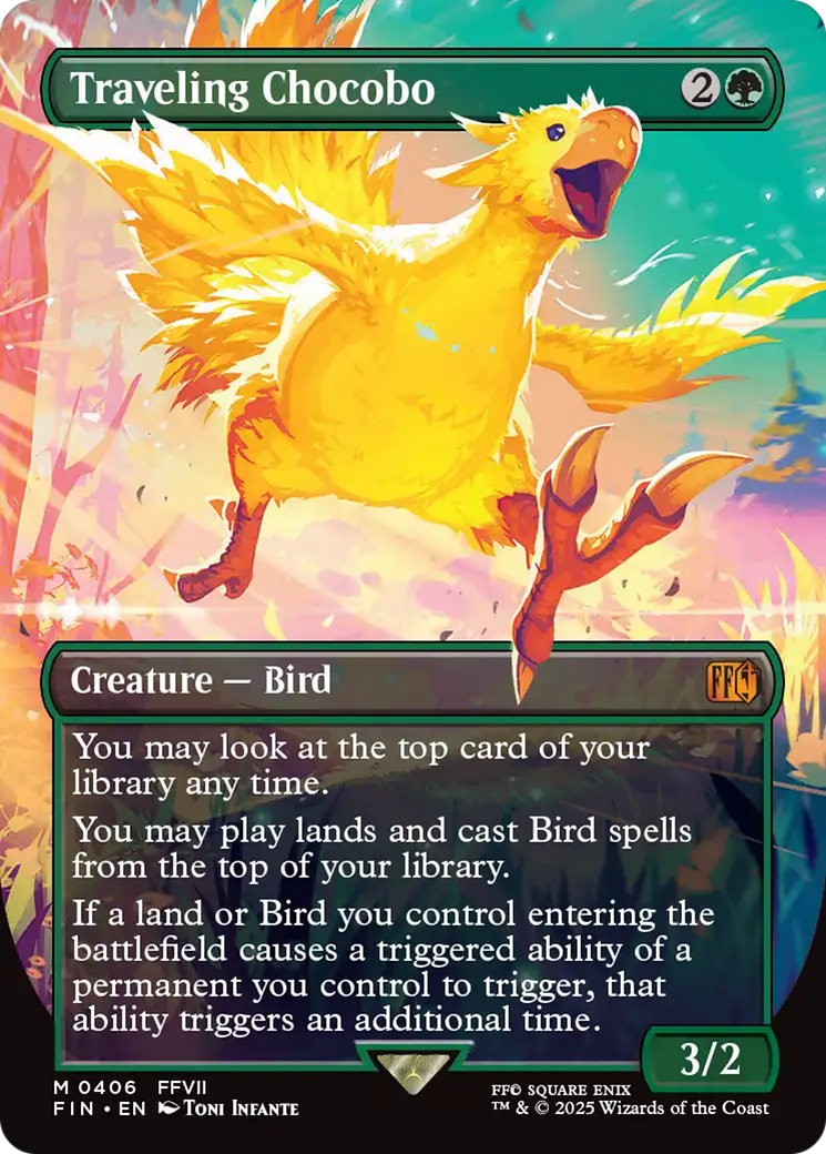 Traveling Chocobo (Borderless) [FINAL FANTASY] | Card Merchant Takapuna