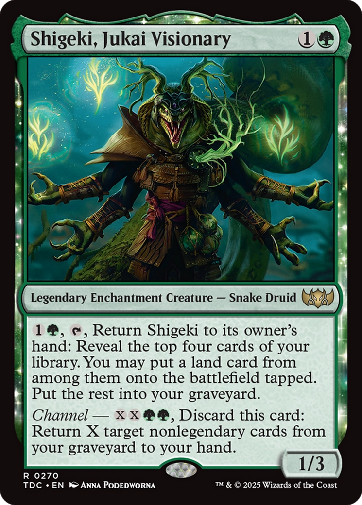 Shigeki, Jukai Visionary [Tarkir: Dragonstorm Commander] | Card Merchant Takapuna