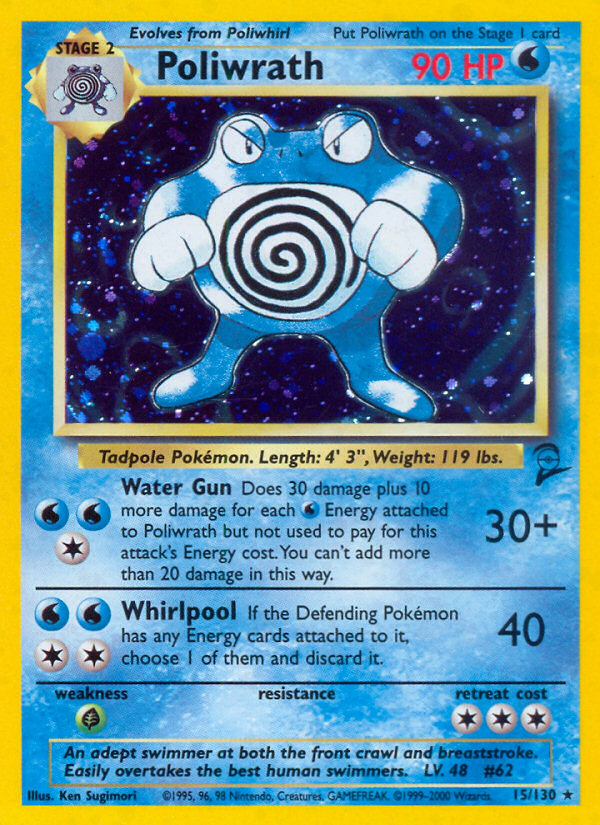 Poliwrath (15/130) [Base Set 2] | Card Merchant Takapuna