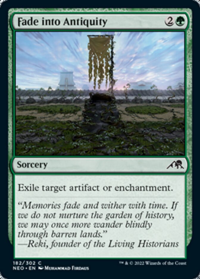 Fade into Antiquity [Kamigawa: Neon Dynasty] | Card Merchant Takapuna