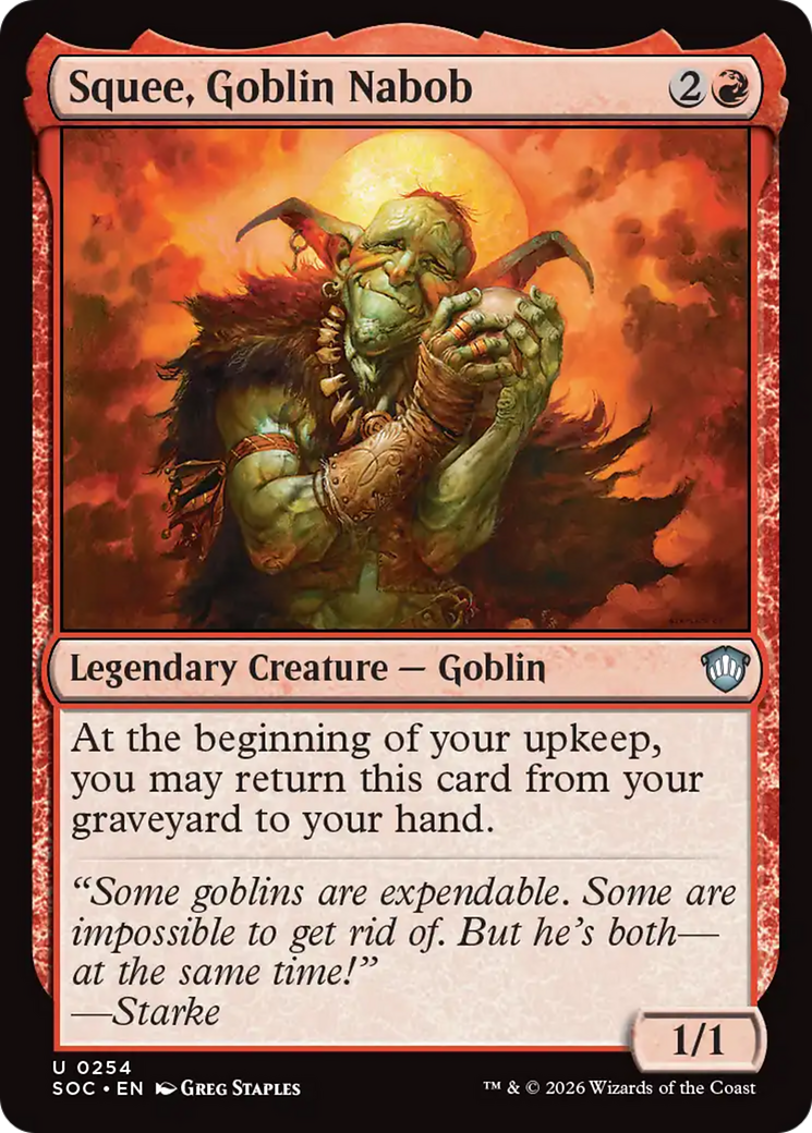 Squee, Goblin Nabob [Secrets of Strixhaven Commander] | Card Merchant Takapuna