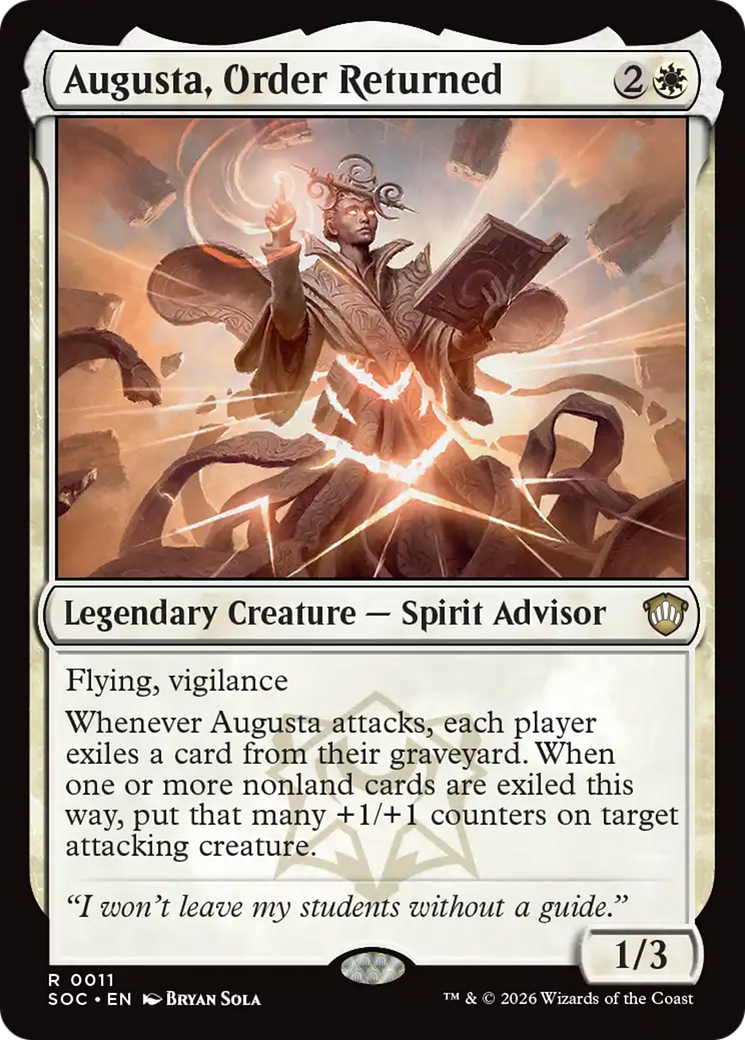 Augusta, Order Returned [Secrets of Strixhaven Commander] | Card Merchant Takapuna