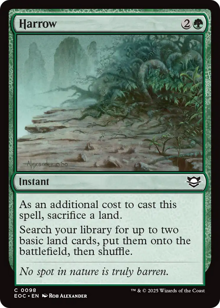 Harrow [Edge of Eternities Commander] | Card Merchant Takapuna