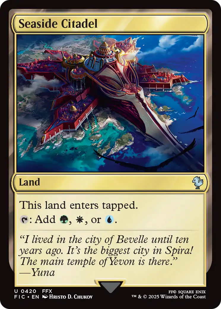 Seaside Citadel [FINAL FANTASY Commander] | Card Merchant Takapuna