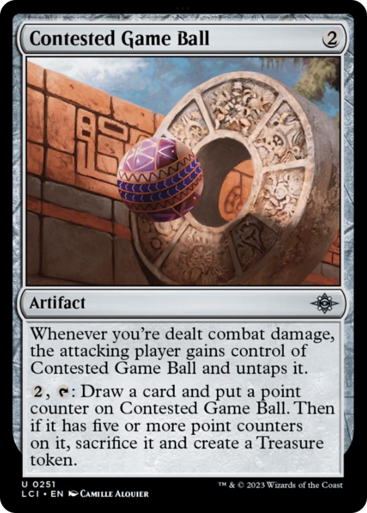 Contested Game Ball [The Lost Caverns of Ixalan] | Card Merchant Takapuna