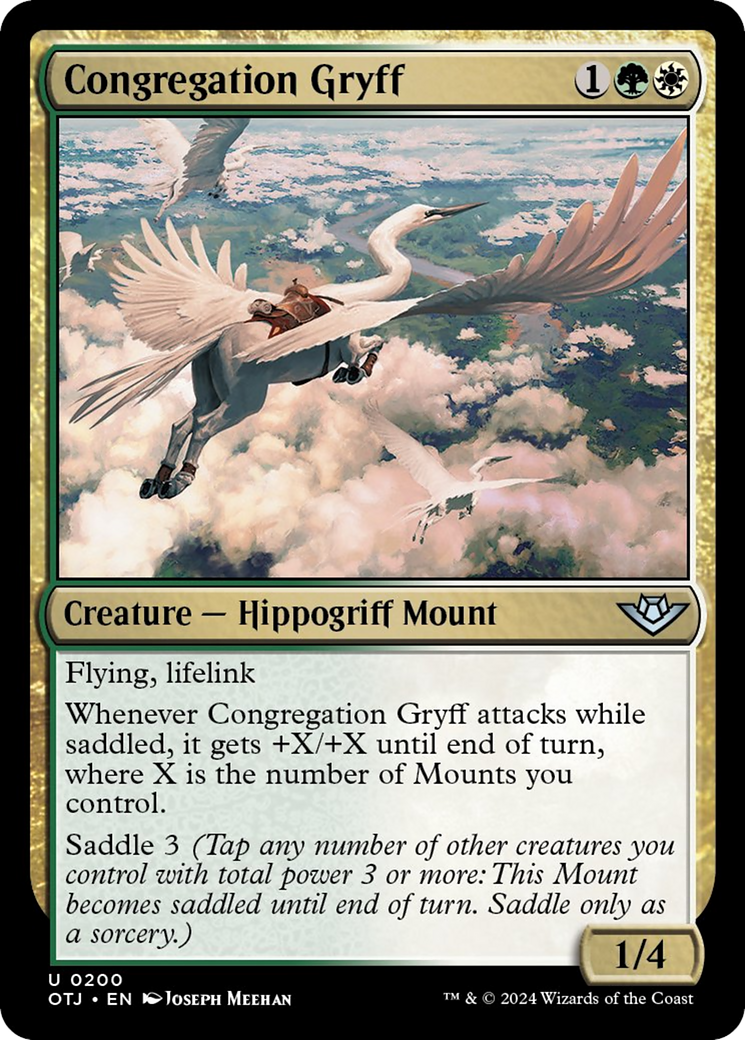 Congregation Gryff [Outlaws of Thunder Junction] | Card Merchant Takapuna