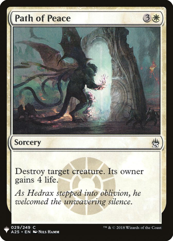 Path of Peace [Mystery Booster] | Card Merchant Takapuna
