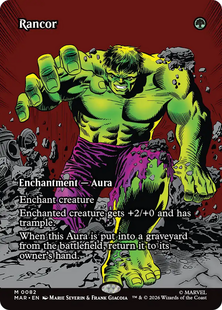 Rancor (Borderless) [Marvel Universe: Eternal-Legal] | Card Merchant Takapuna