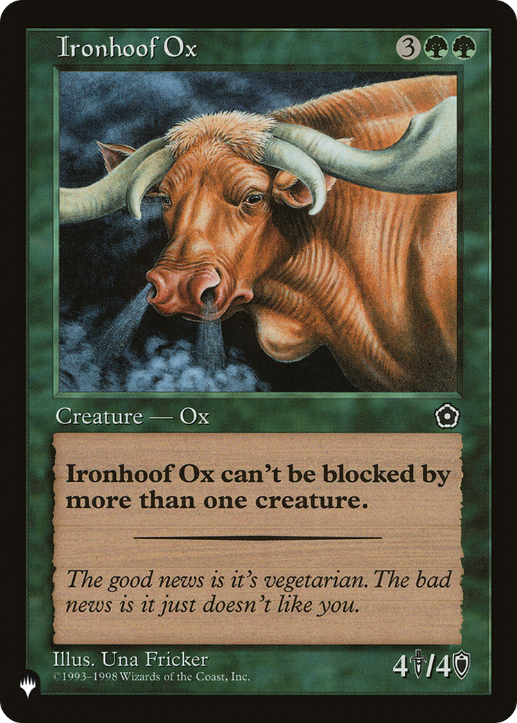Ironhoof Ox [The List] | Card Merchant Takapuna