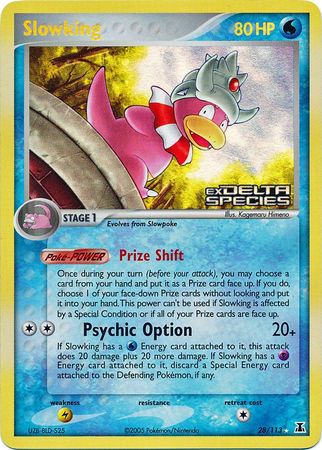 Slowking (28/113) (Stamped) [EX: Delta Species] | Card Merchant Takapuna