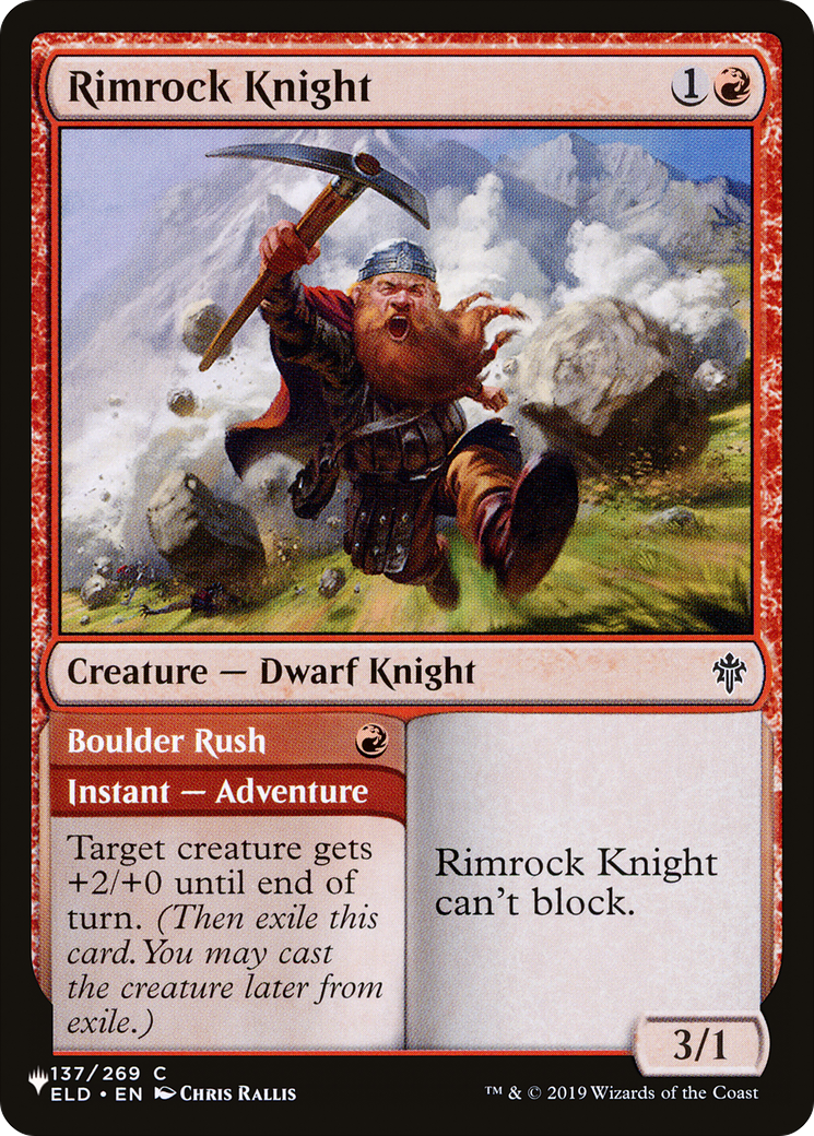 Rimrock Knight [The List] | Card Merchant Takapuna