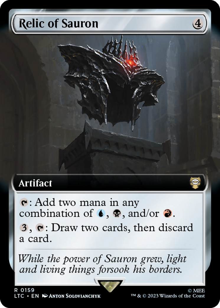 Relic of Sauron (Extended Art) [The Lord of the Rings: Tales of Middle-Earth Commander] | Card Merchant Takapuna