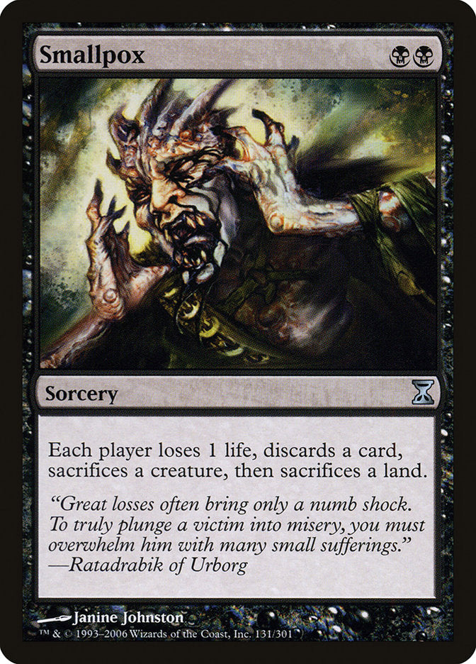 Smallpox [Time Spiral] | Card Merchant Takapuna