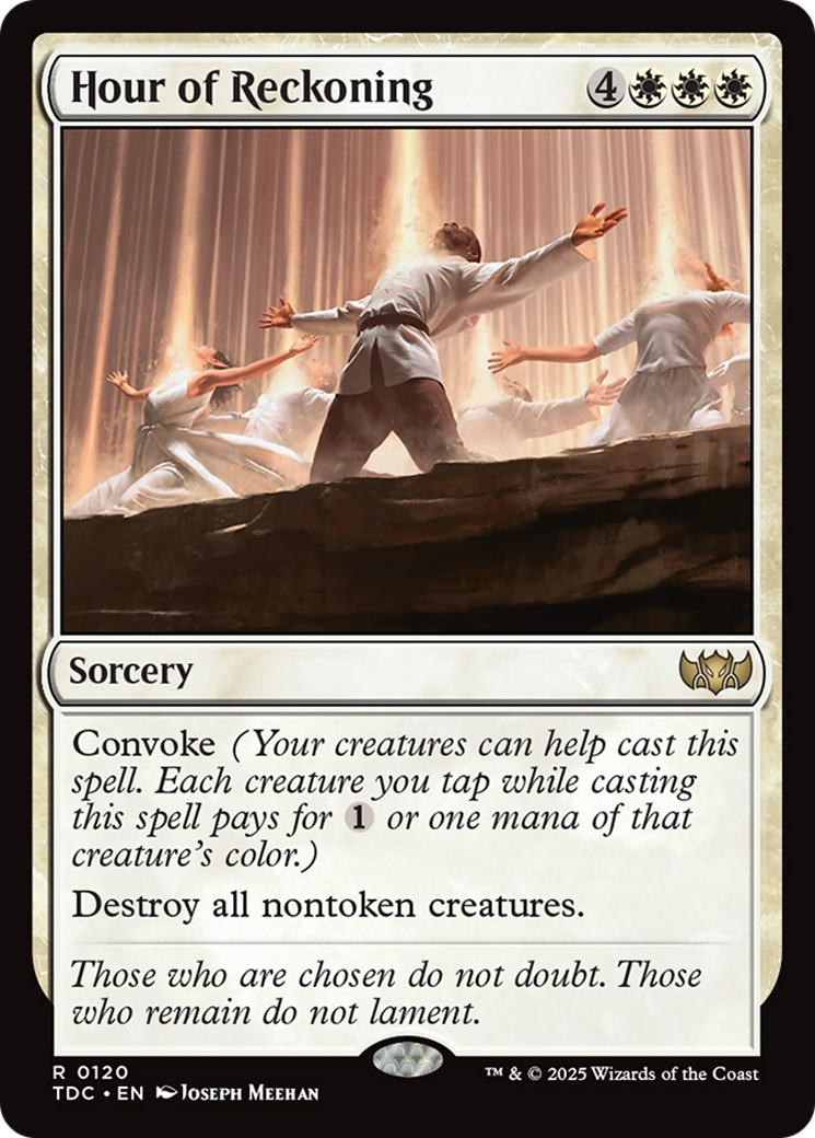 Hour of Reckoning [Tarkir: Dragonstorm Commander] | Card Merchant Takapuna