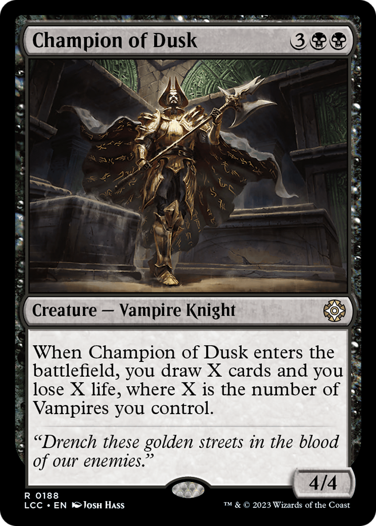 Champion of Dusk [The Lost Caverns of Ixalan Commander] | Card Merchant Takapuna