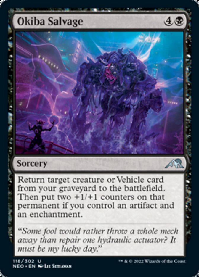 Okiba Salvage [Kamigawa: Neon Dynasty] | Card Merchant Takapuna