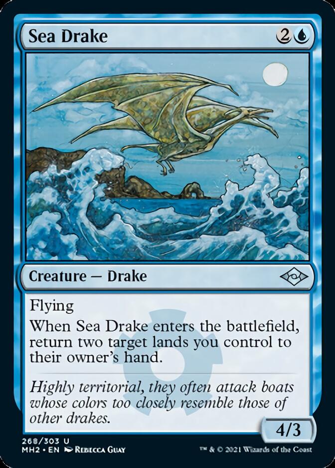 Sea Drake (Foil Etched) [Modern Horizons 2] | Card Merchant Takapuna