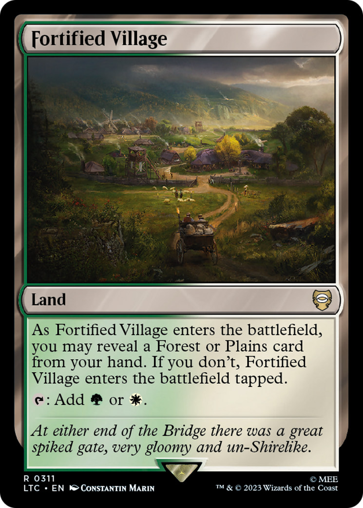 Fortified Village [The Lord of the Rings: Tales of Middle-Earth Commander] | Card Merchant Takapuna