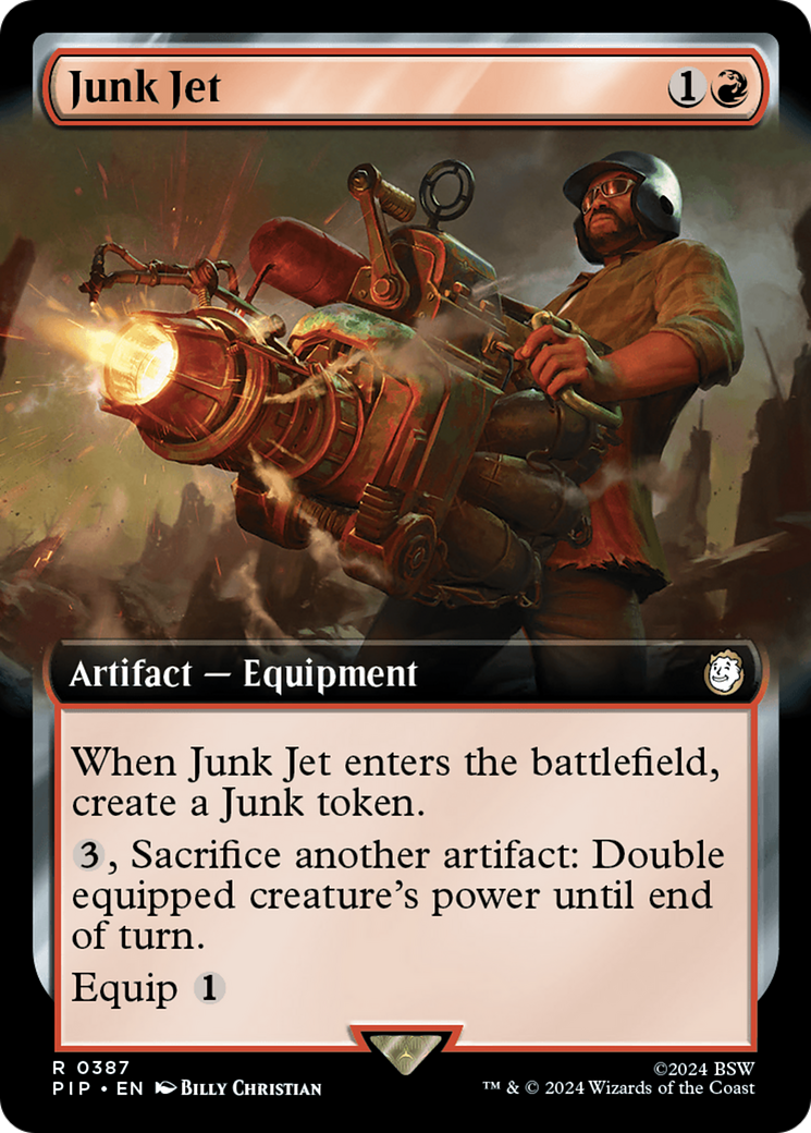 Junk Jet (Extended Art) [Fallout] | Card Merchant Takapuna