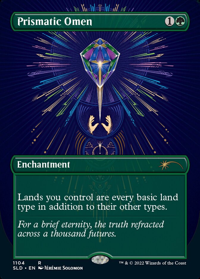 Prismatic Omen (Borderless) [Secret Lair Drop Series] | Card Merchant Takapuna