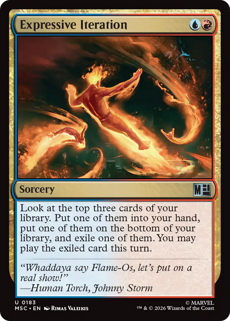 Expressive Iteration (Surge Foil) [Marvel Super Heroes Commander] | Card Merchant Takapuna