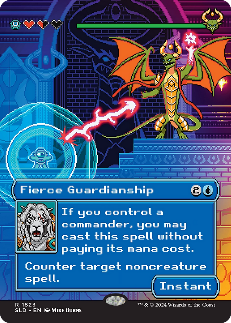 Fierce Guardianship (Rainbow Foil) [Secret Lair Drop Series] | Card Merchant Takapuna