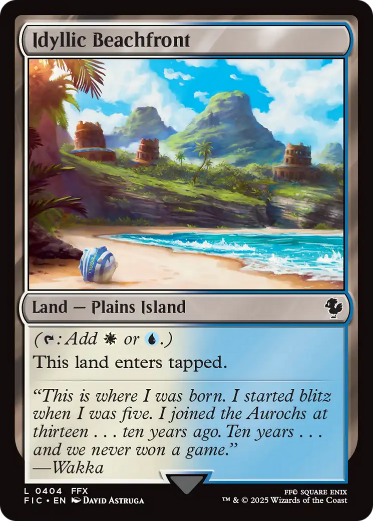 Idyllic Beachfront [FINAL FANTASY Commander] | Card Merchant Takapuna