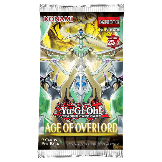 YGO Booster Pack - Age of Overlord (1st Edition) | Card Merchant Takapuna