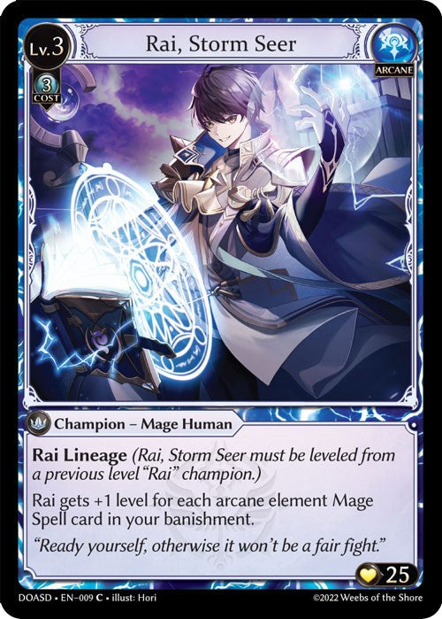 Rai, Storm Seer (009) [Dawn of Ashes: Starter Decks] | Card Merchant Takapuna