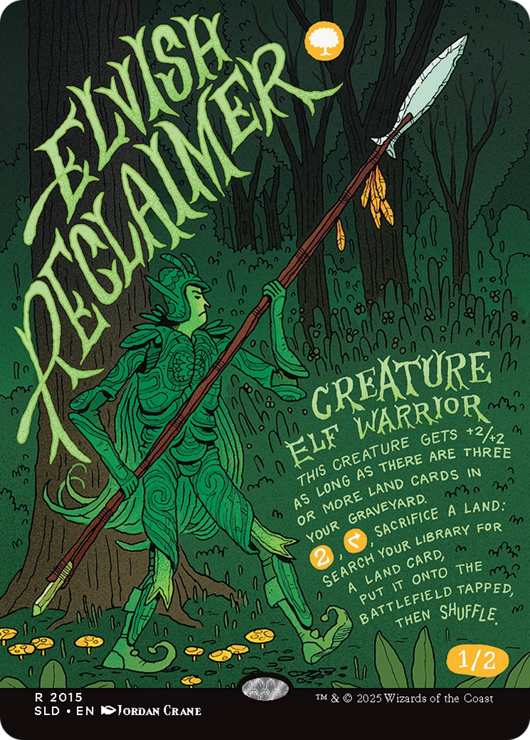 Elvish Reclaimer (Rainbow Foil) [Secret Lair Drop Series] | Card Merchant Takapuna