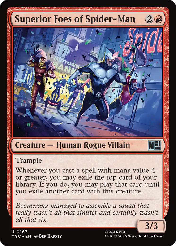Superior Foes of Spider-Man [Marvel Super Heroes Commander] | Card Merchant Takapuna