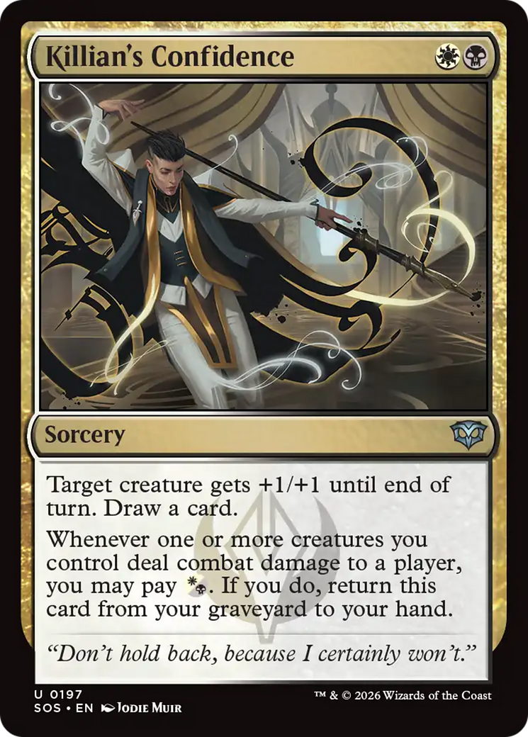 Killian's Confidence [Secrets of Strixhaven] | Card Merchant Takapuna