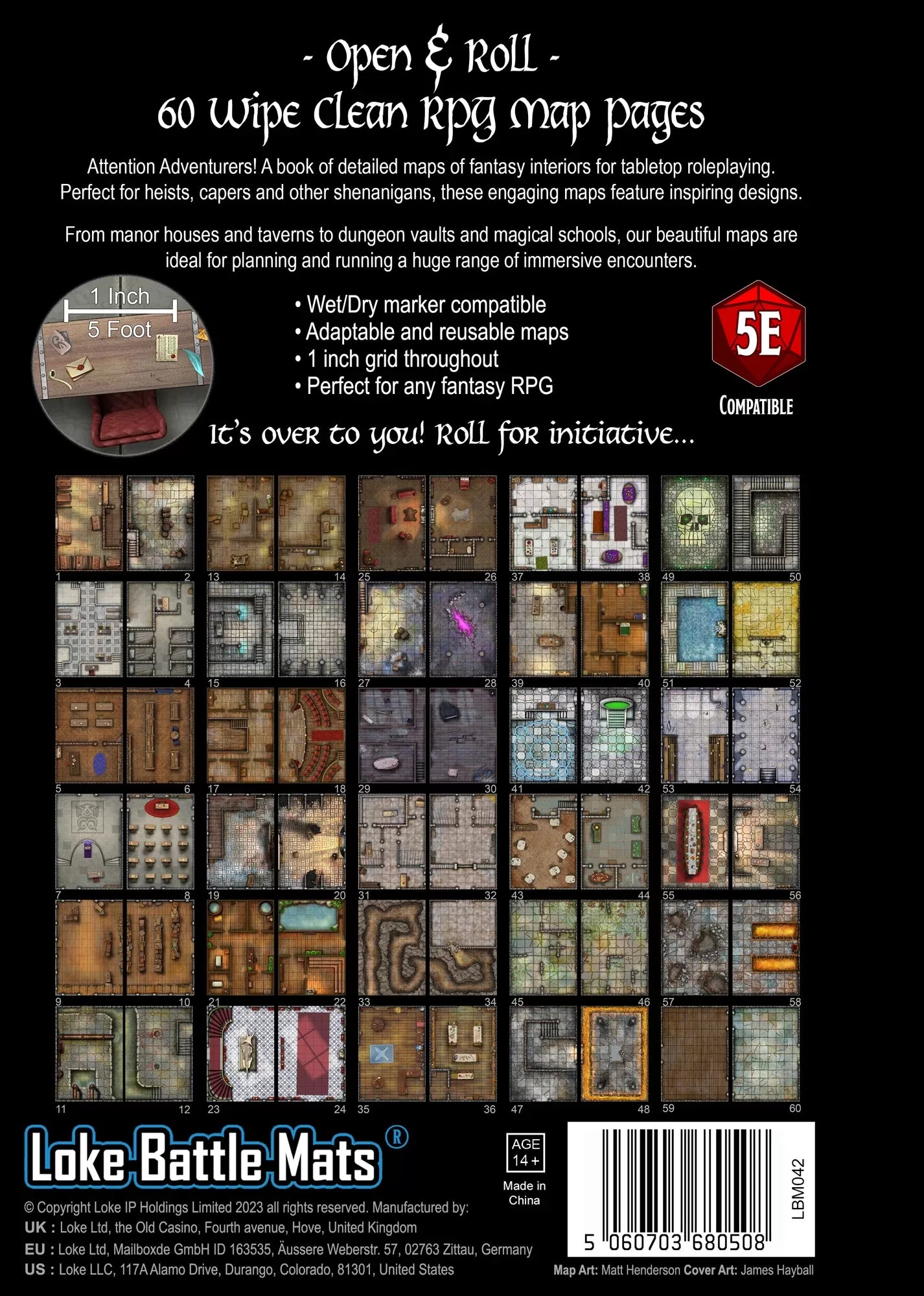 Big Book of Battle Mats - Rooms Vaults Chambers | Card Merchant Takapuna