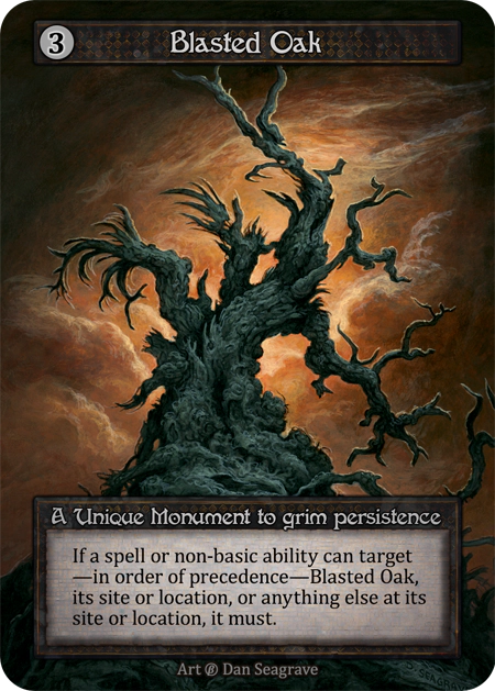 Blasted oak - Beta | Card Merchant Takapuna