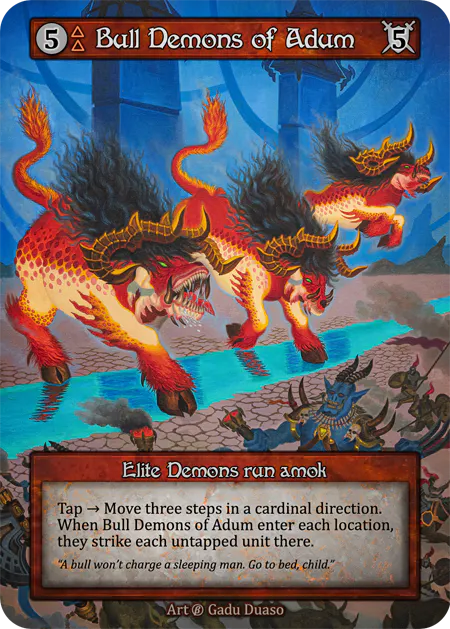 Bull Demons of Adum - Beta | Card Merchant Takapuna