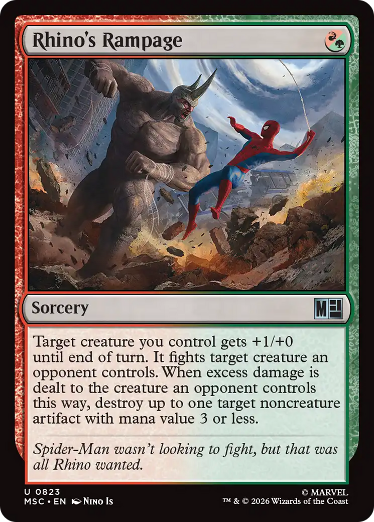 Rhino's Rampage [Marvel Super Heroes Commander] | Card Merchant Takapuna