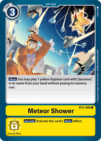 Meteor Shower [BT5-098] [Battle of Omni] | Card Merchant Takapuna