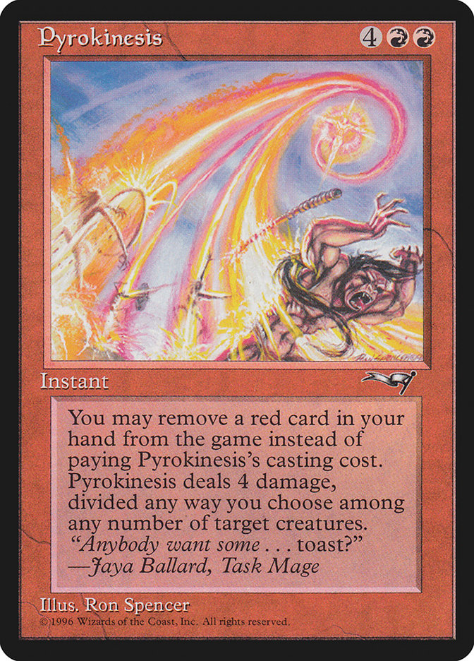 Pyrokinesis [Alliances] | Card Merchant Takapuna
