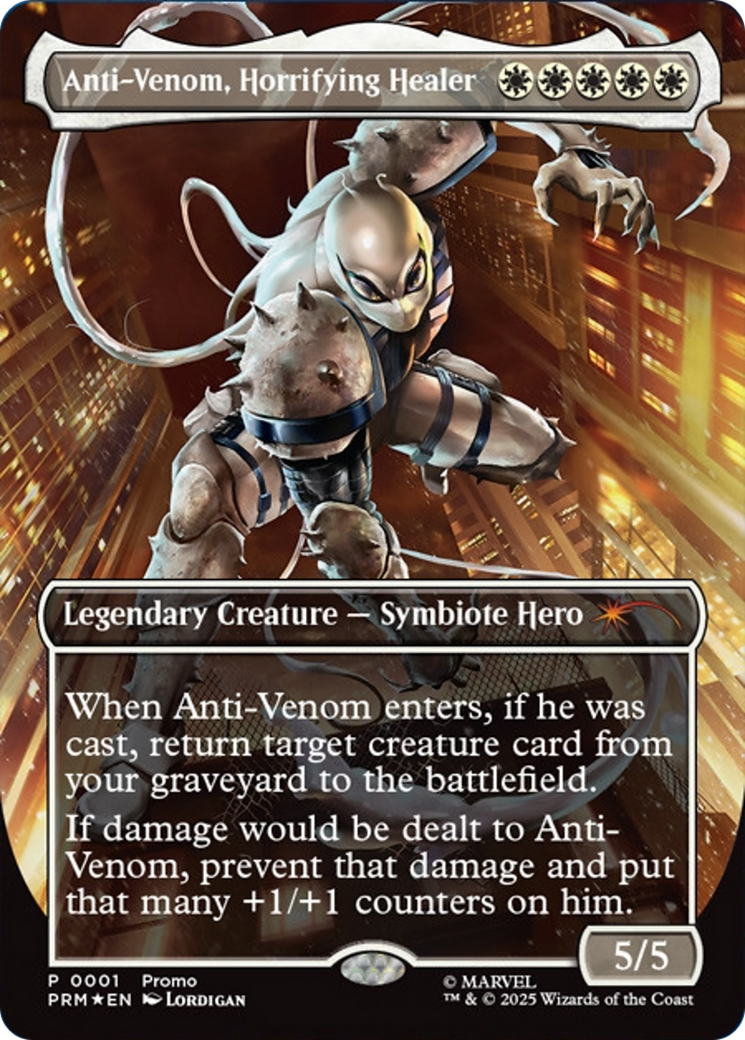 Anti-Venom, Horrifying Healer (Borderless) [Media Promos] | Card Merchant Takapuna