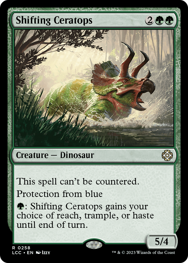 Shifting Ceratops [The Lost Caverns of Ixalan Commander] | Card Merchant Takapuna