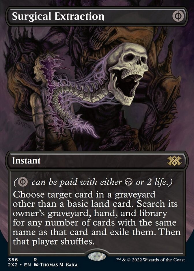 Surgical Extraction (Borderless Alternate Art) [Double Masters 2022] | Card Merchant Takapuna
