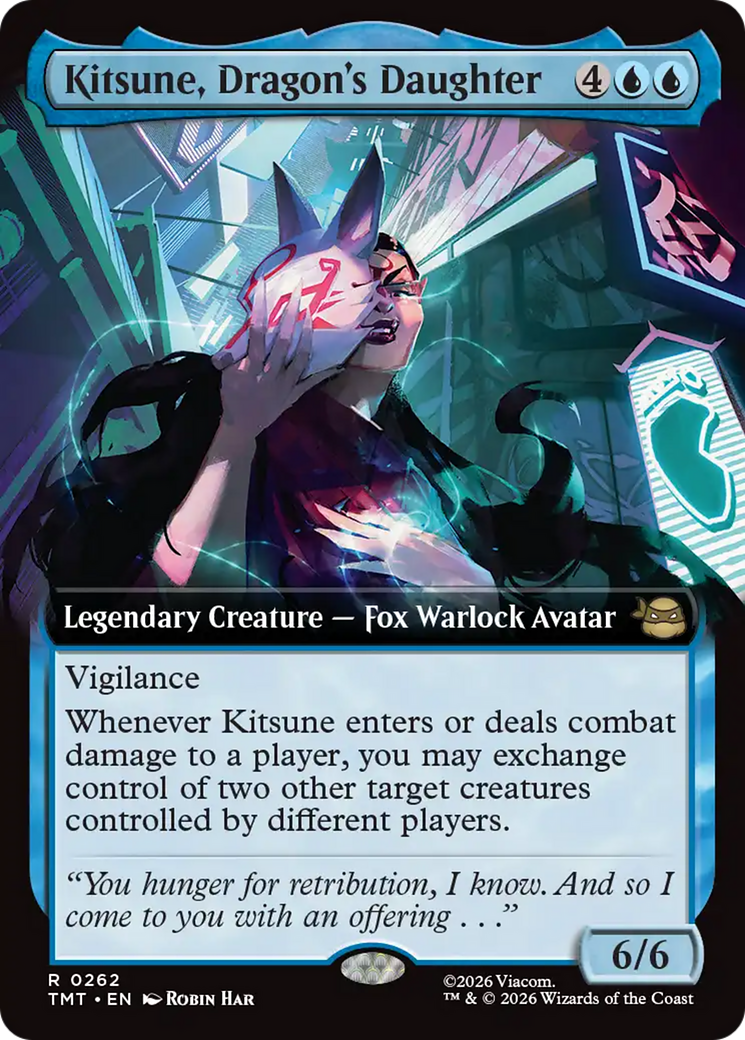 Kitsune, Dragon's Daughter (Extended Art) [Teenage Mutant Ninja Turtles] | Card Merchant Takapuna
