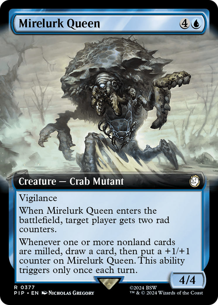 Mirelurk Queen (Extended Art) [Fallout] | Card Merchant Takapuna
