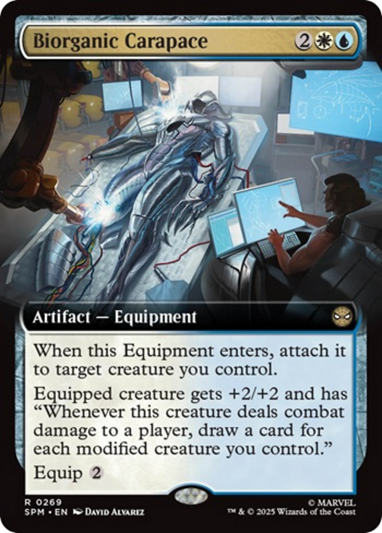 Biorganic Carapace (Extended Art) [Marvel's Spider-Man] | Card Merchant Takapuna