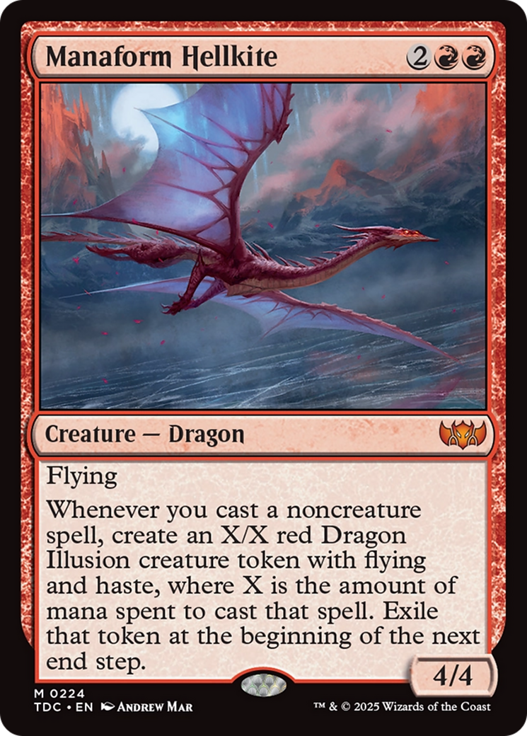 Manaform Hellkite [Tarkir: Dragonstorm Commander] | Card Merchant Takapuna