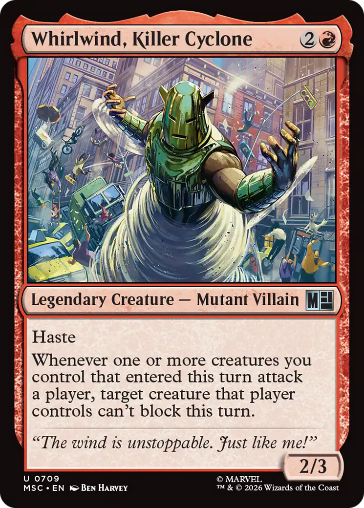 Whirlwind, Killer Cyclone [Marvel Super Heroes Commander] | Card Merchant Takapuna