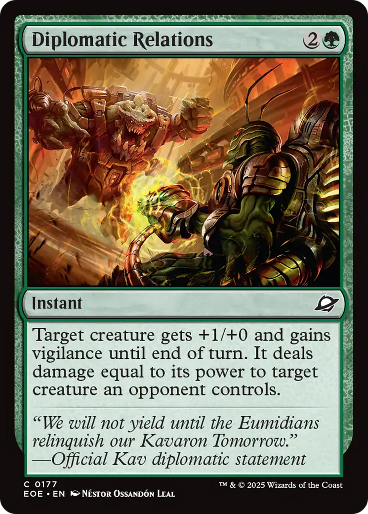 Diplomatic Relations [Edge of Eternities] | Card Merchant Takapuna
