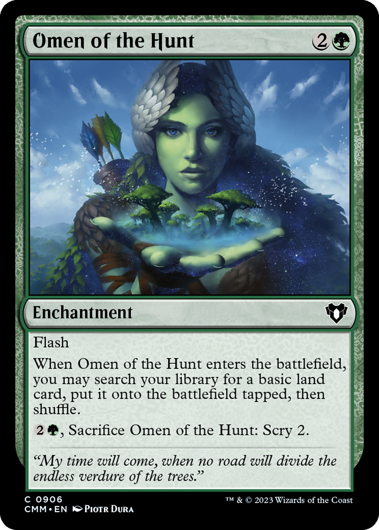 Omen of the Hunt [Commander Masters] | Card Merchant Takapuna